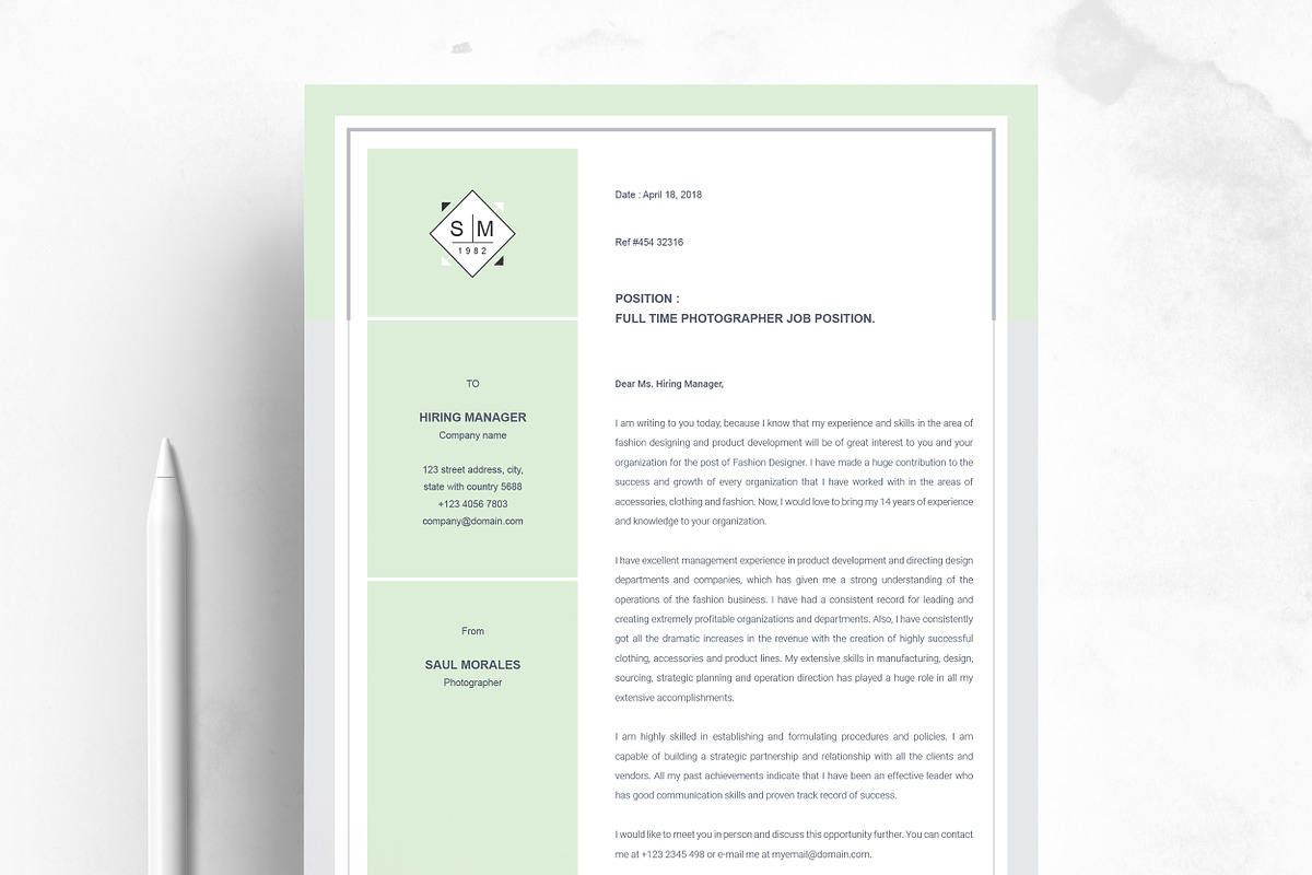 Resume Template 3 Page | CV Template, a Resume Template by ResumeInventor