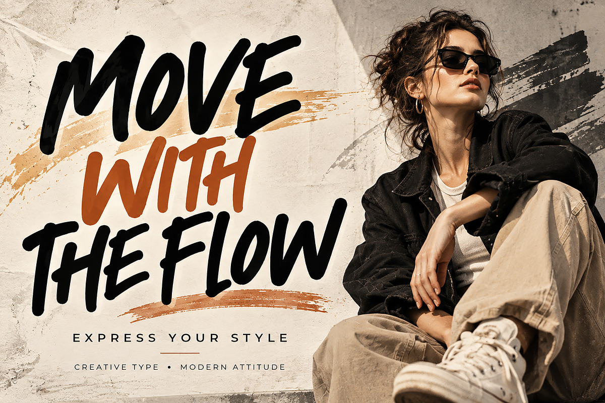 Flowmark, a Script Font by Wow Magic (Photo 5 of 5)