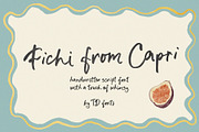 Whimsical font script Fichi Capri, a Script Font by TD fonts (Thumbnail 1 of 11)