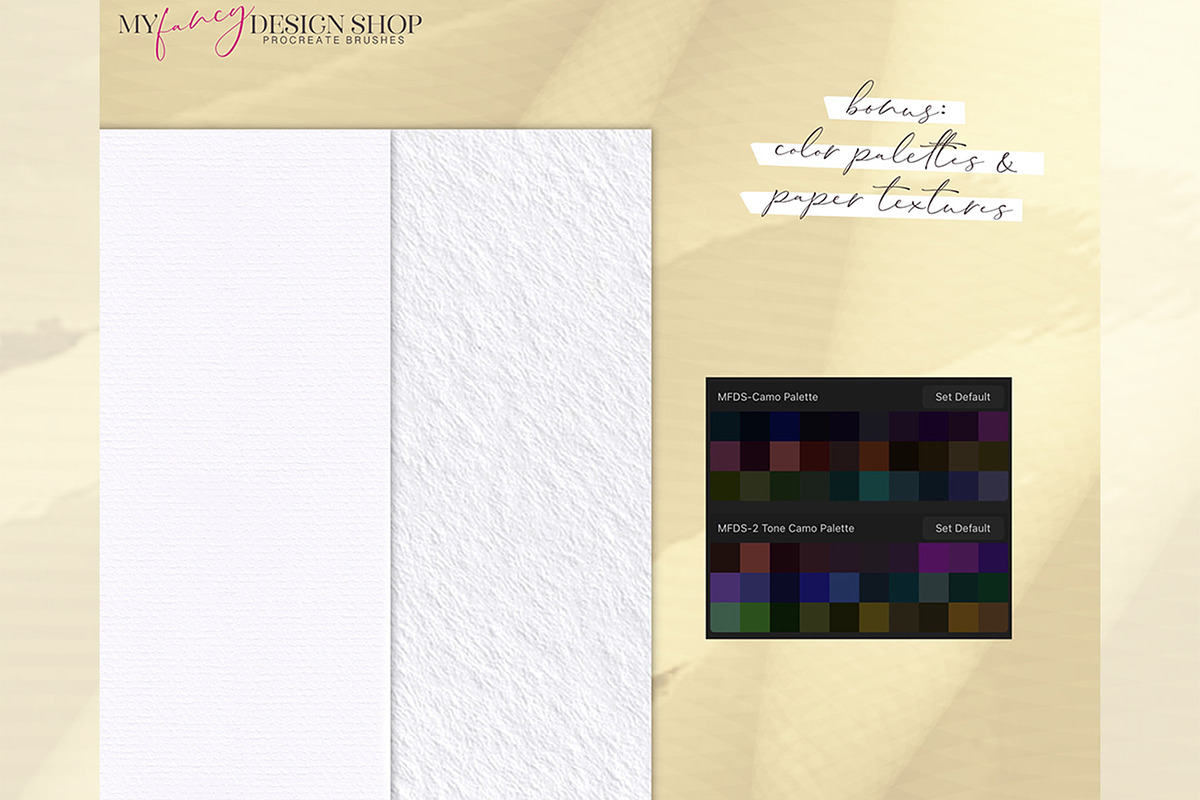 Holographic Procreate Brushes, a Brush Add-On by My Fancy Design Shop (Photo 4 of 8)