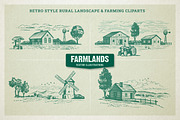 Farmlands Vector Illustrations, a Marketing Template by g design (Thumbnail 3 of 3)