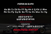 Festar - Sport Racing Car, a Sans Serif Font by twinstd (Thumbnail 4 of 7)