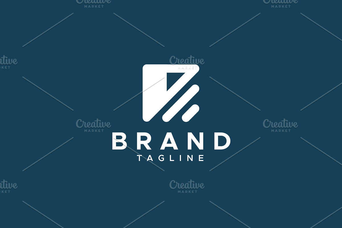 R or K letter minimal logo design, a Branding & Logo Template by Amadul11 (Photo 1 of 5)