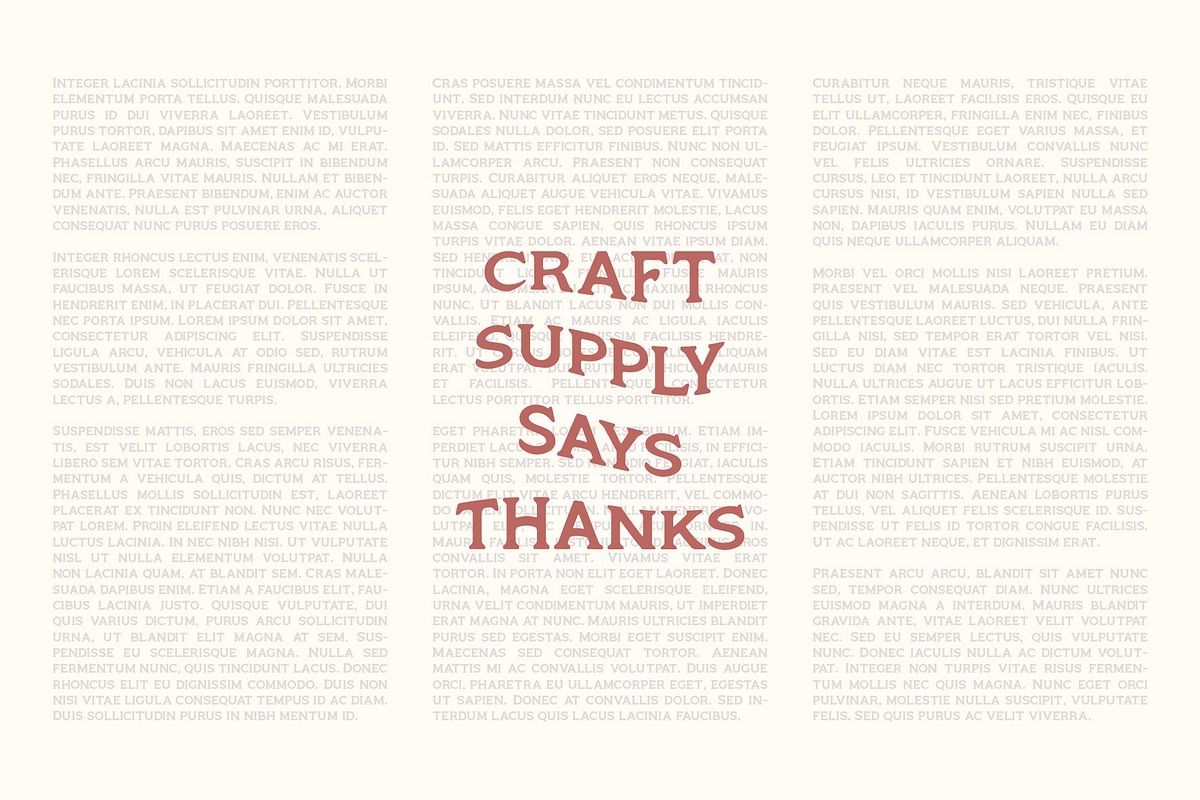 Monsier - Friendly Display Serif, a Serif Font by Craft Supply Co. (Photo 7 of 9)