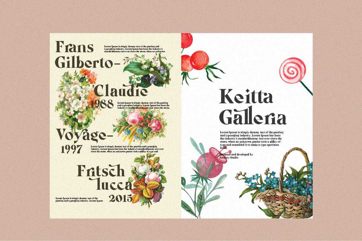 Michaela Calistta - Roman Serif, a Serif Font by Anxiety Studio (Photo 5 of 21)