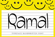 Ramal, a Slab Serif Font by Gia Letter (Thumbnail 1 of 6)