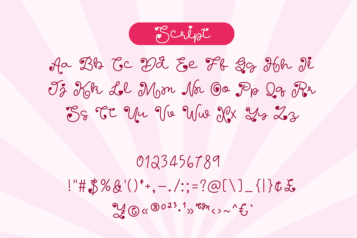 Royal Valentine is Script Font, a Handwritten Font by Brown Cupple (Photo 9 of 11)