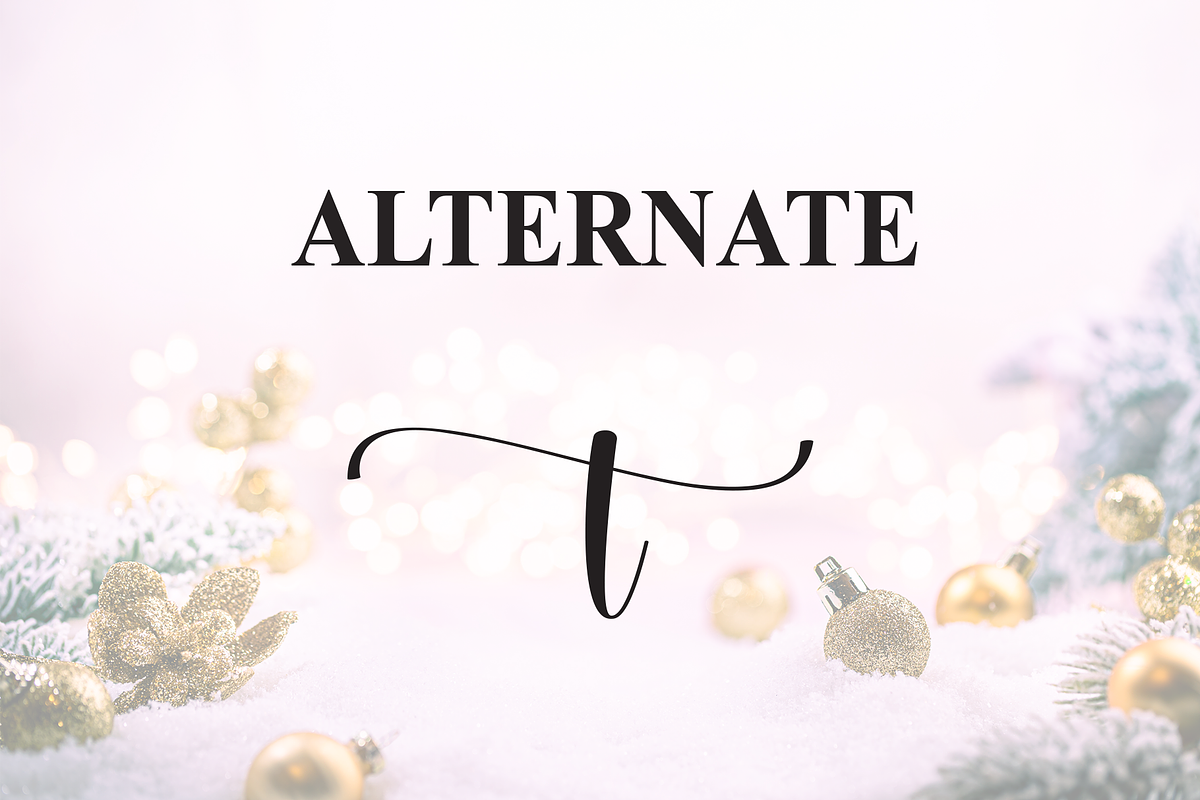 Christmas | Script Font, a Handwritten Font by Scratchones (Photo 8 of 9)