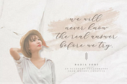 Nadia Script | Lovely Calligraphy, a Script Font by WDfont (Thumbnail 5 of 10)