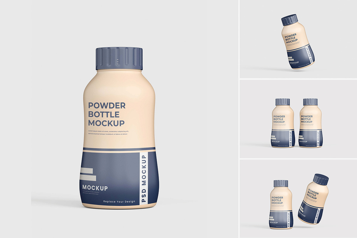 Face Powder Mockup, a Packaging Mockup by tiyasprabawa (Photo 1 of 5)