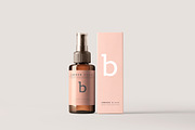 Amber Glass Spray Bottles Mockups, a Cups & Container Mockup by pmvch (Thumbnail 3 of 20)