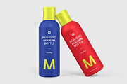 Realistic Modern Bottle Mockup PSD, a Product Mockup by graphypix (Thumbnail 1 of 4)