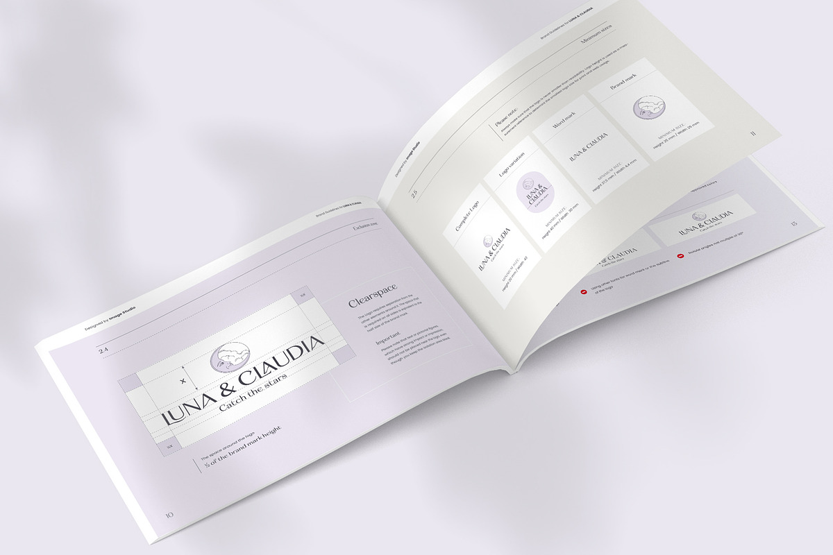 Luna | Brand Guidelines, a Brochure Template by Imagination Area (Photo 4 of 13)
