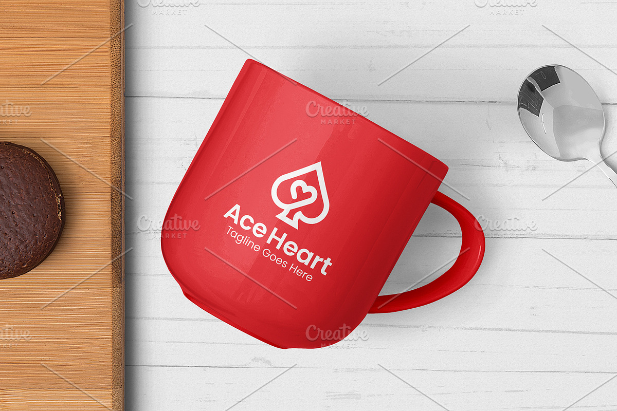 Ace Heart Logo Design Template, a Branding & Logo Template by Logo Lab (Photo 3 of 3)