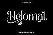 Helomat - Elegant Serif Display, a Serif Font by Luna Shop (Thumbnail 1 of 12)
