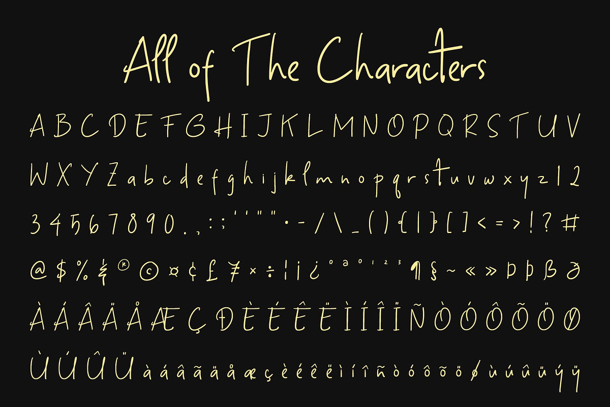 CS Realise – Handwritten Font, a Handwritten Font by Craft Supply Co. (Photo 8 of 8)