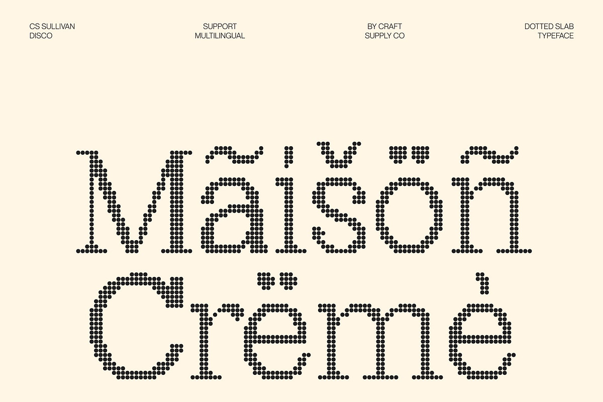 CS Sullivan Disco, a Serif Font by Craft Supply Co. (Photo 7 of 8)