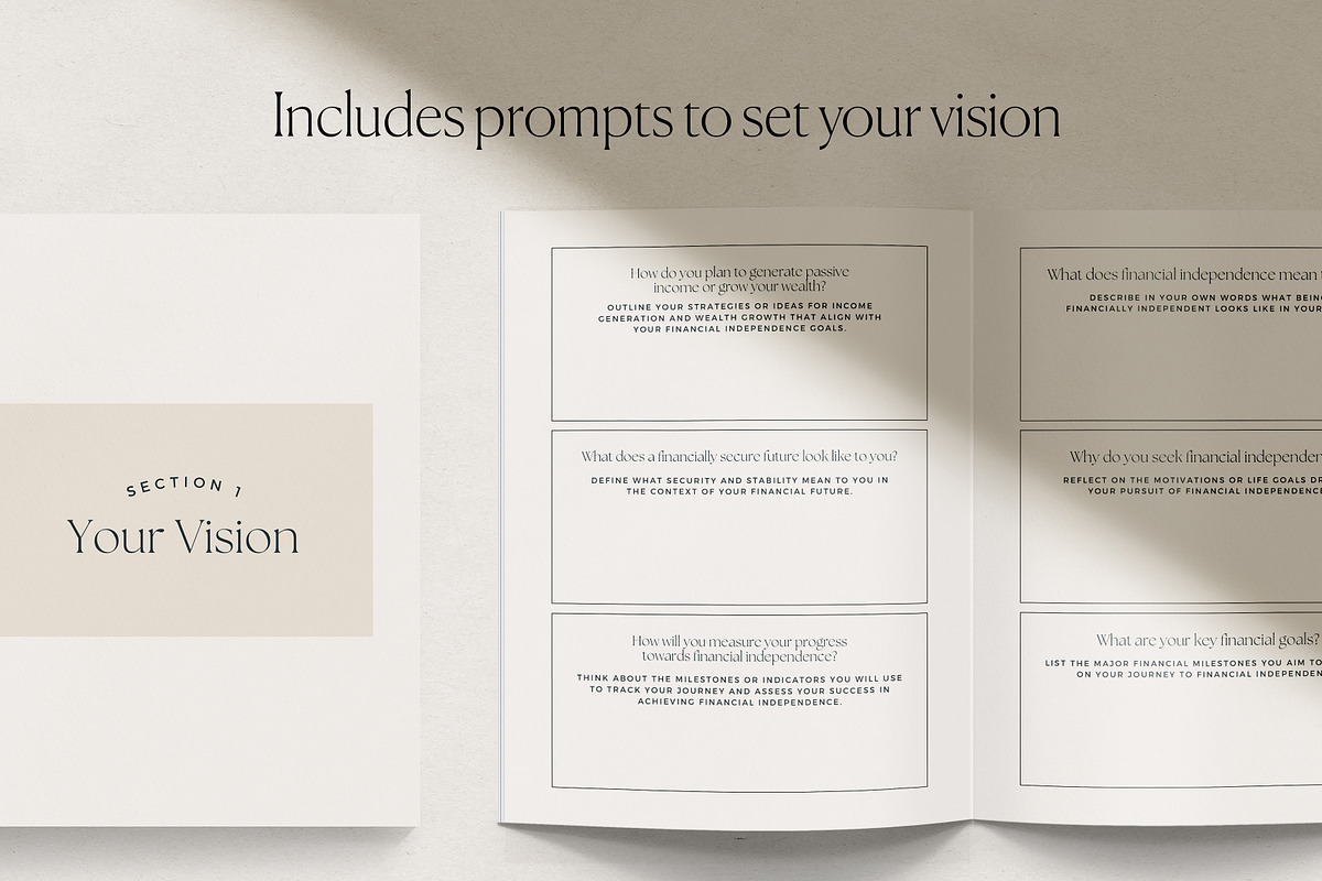 Financial Independence Planner Canva, a Presentation Template by HelloKarla (Photo 2 of 9)