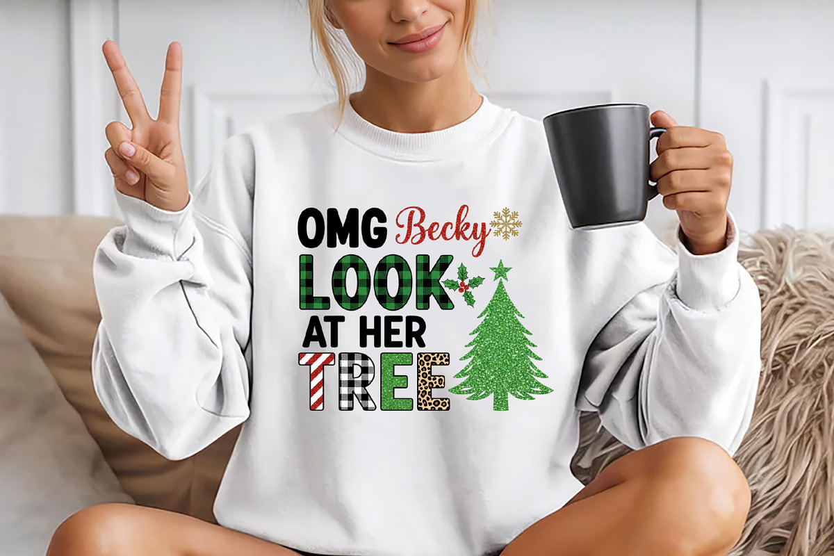 Omg Becky Look At Her Tree Png, a Seasonal Illustration by YA Design (Photo 3 of 4)