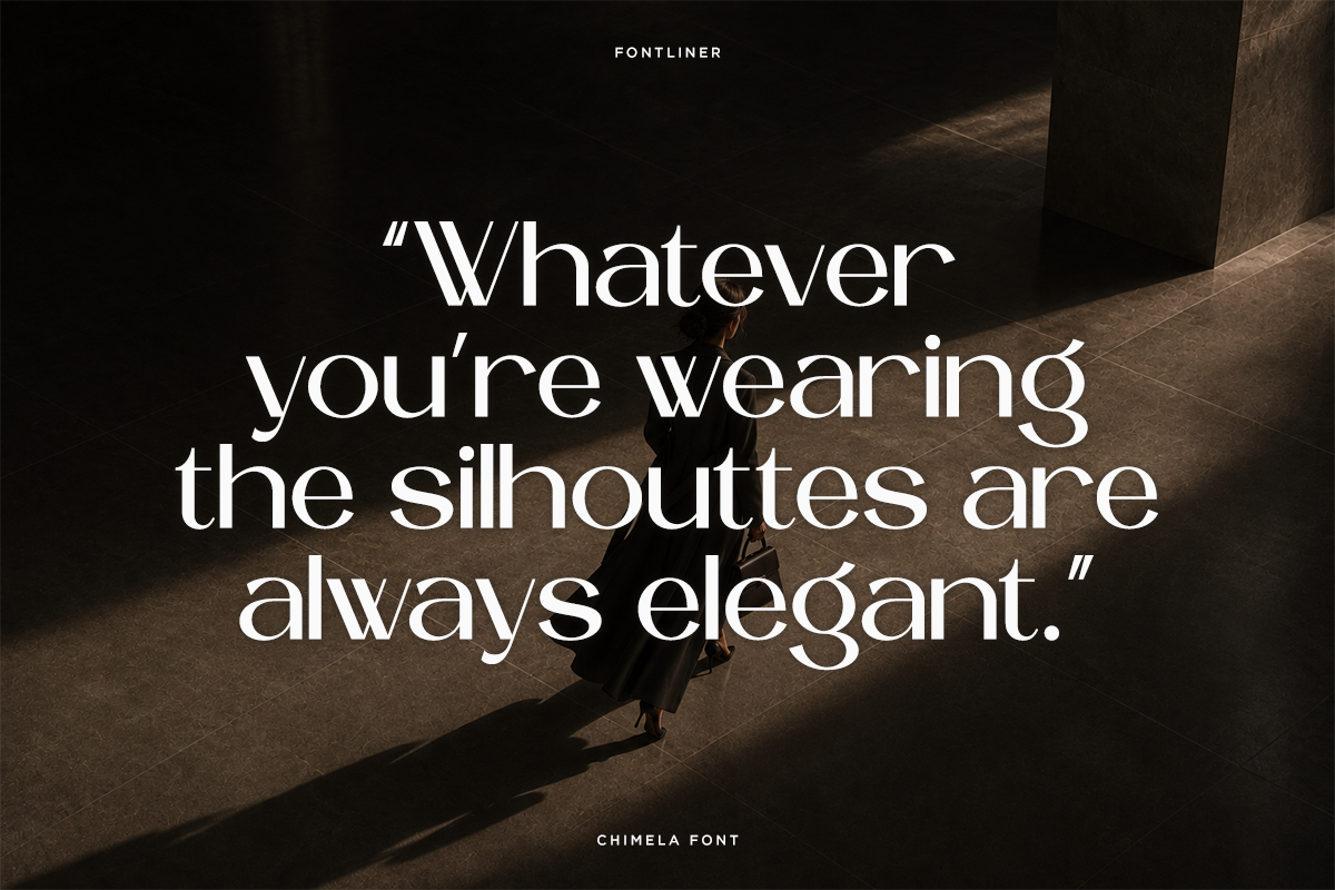 Chimela - Elegant Sans Serif Font, a Sans Serif Font by Font Liner (Photo 8 of 10)
