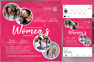 Women Conference Church Flyer