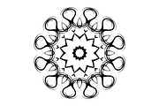 Black White Mandala Illustration Set, a Decorative Illustration by NJ Himel (Thumbnail 87 of 101)