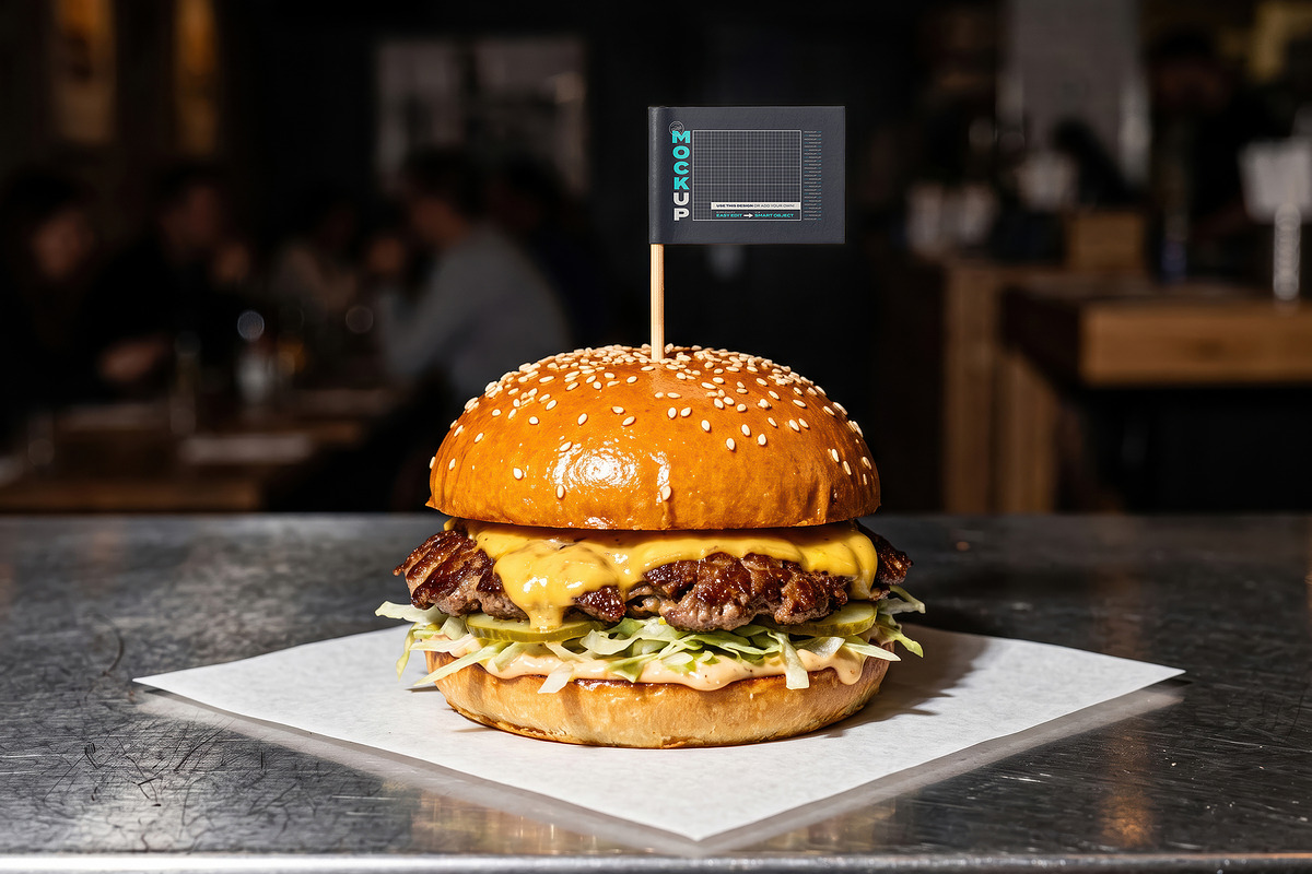 Burger Branding Mockups Collection, an Advertising Mockup by Luuqas Design (Photo 4 of 4)