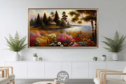 Wildflower Frame TV art, 4 paintings, a Background Graphic by Artisan Craft (Thumbnail 6 of 7)
