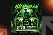 06 Halloween Flyer Bundle, a Flyer Template by Shajib Shikder (Thumbnail 2 of 7)