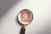 Postage Stamp Under Magnifying Glass, an Advertising Mockup by Custom Scene (Thumbnail 10 of 11)