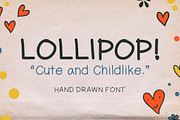 Lollipop, a Font by Kirsty Snovicky (Thumbnail 1 of 4)