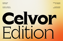 Celvor Edition – Serif Font Family