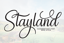 Stayland | Script Font