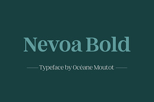 Nevoa Bold