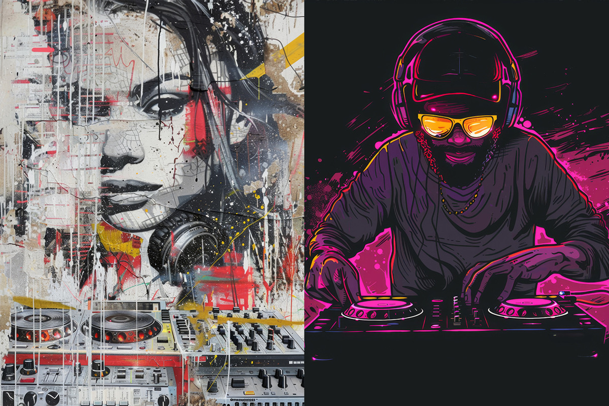 DJs- 103 illustrations, a Person Illustration by Handmadefont (Photo 12 of 18)