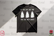 Funny Ghost Quote PNG Design, a Graphic by Moss Rose (Thumbnail 3 of 4)