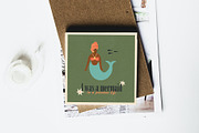Retro Mermaids clipart and patterns, a Person Illustration by Paper Cherry (Thumbnail 17 of 18)
