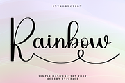 Rainbow, a Handwritten Font by InermediaSTUDIO (Thumbnail 1 of 7)