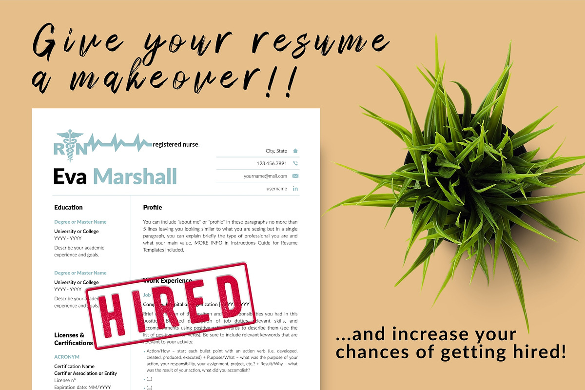 Nurse CV Design / Resume - Eva, a Resume Template by Templates Design Co. (Photo 16 of 17)