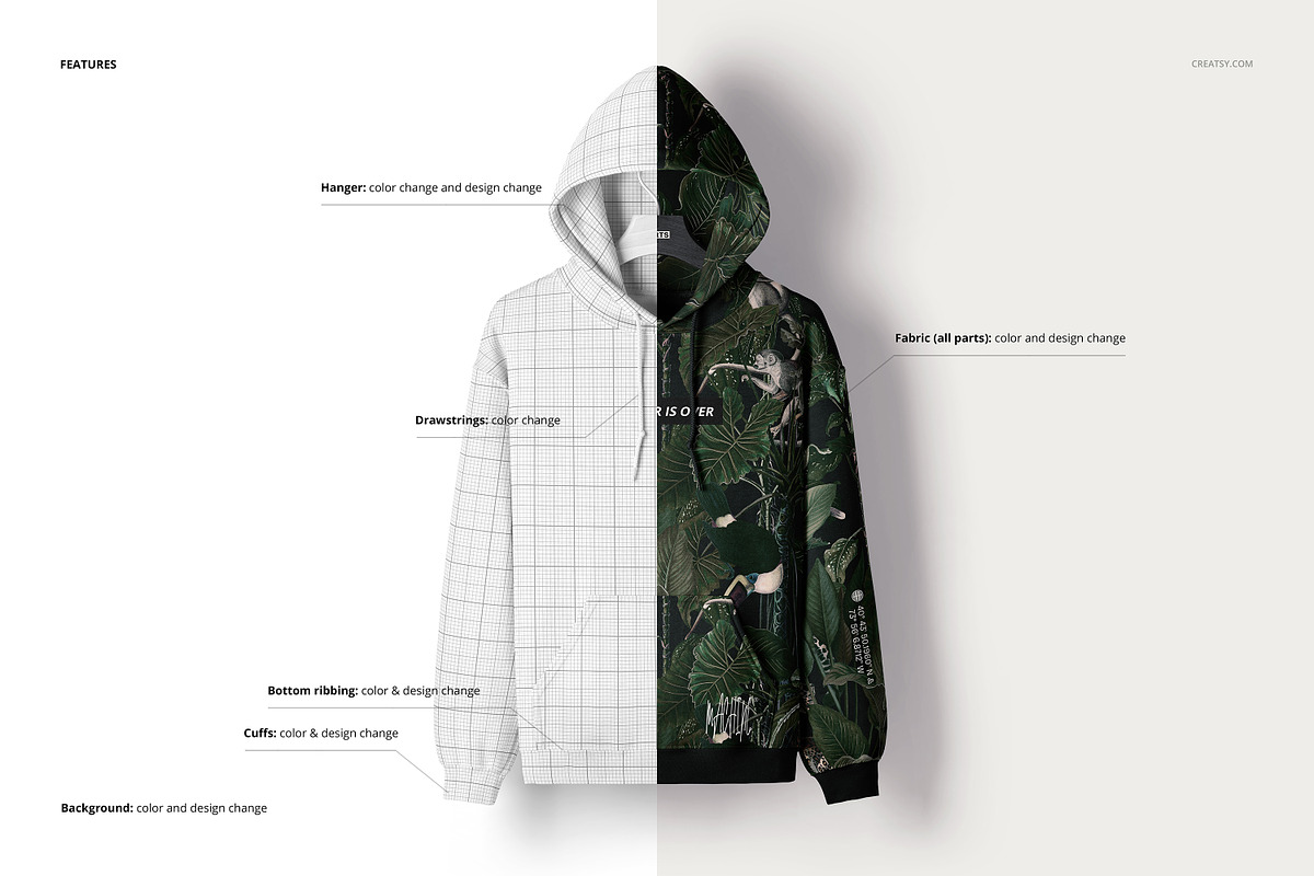 Gildan 18500 Hoodie Mockup Set, a Hoody Mockup by creatsy5 (Photo 3 of 20)
