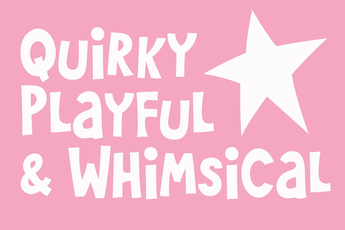 Princess Wiggle - Adorable Font, a Sans Serif Font by HipFonts (Photo 2 of 9)