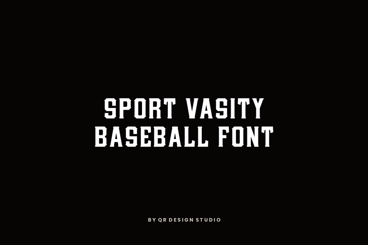 Basebold Sport Varsity Baseball Font, a Serif Font by QR Design Studio (Photo 4 of 7)