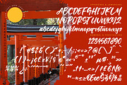 Shinobi Morning Bold Calligraphy, a Script Font by stylishtype.co (Thumbnail 18 of 20)