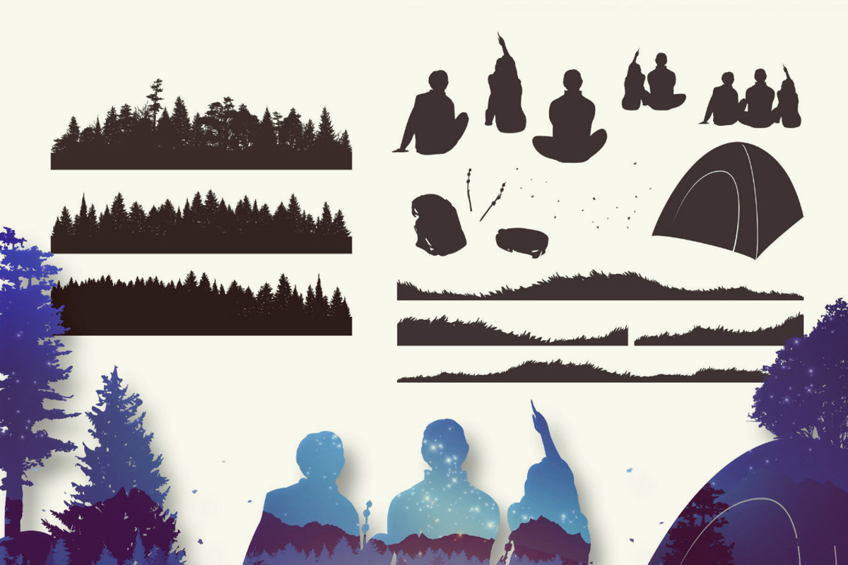 Let`s go Camping, a Person Illustration by Gluiki (Photo 9 of 13)