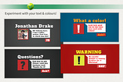 Simple flat business card, a Business Card Template by Contentment (Thumbnail 3 of 4)