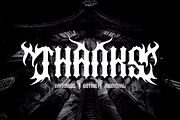 Scomgah Gelojas - Medieval Font, a Blackletter Font by Iqsiart Studio (Thumbnail 9 of 9)