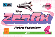 Zenfix, a Sans Serif Font by Artisan Themes (Thumbnail 1 of 10)