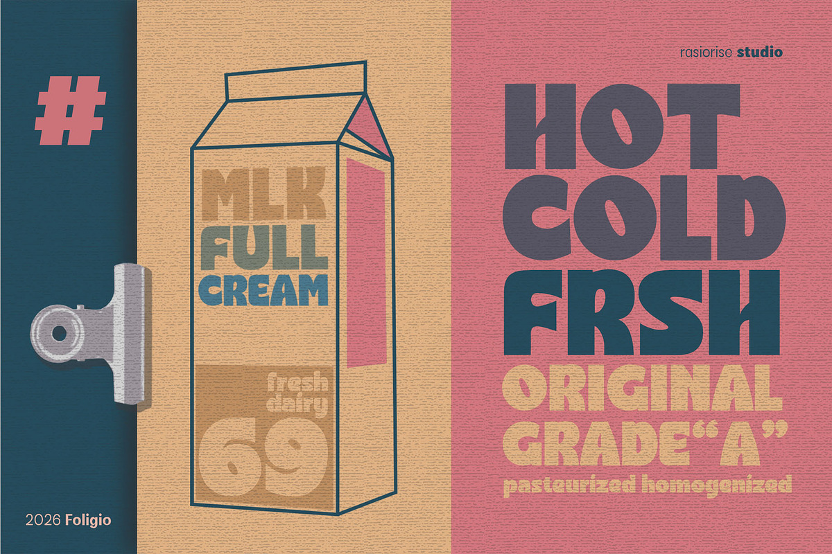 Foligio Font, a Sans Serif Font by Rasiorise Studio (Photo 4 of 13)