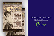 Honky Tonk Country Flyer Template, a Flyer Template by Four C Graphic (Thumbnail 5 of 10)