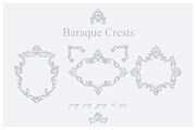 Baroque frames and crests, a Decorative Illustration by Oxi An illustrator (Thumbnail 1 of 4)